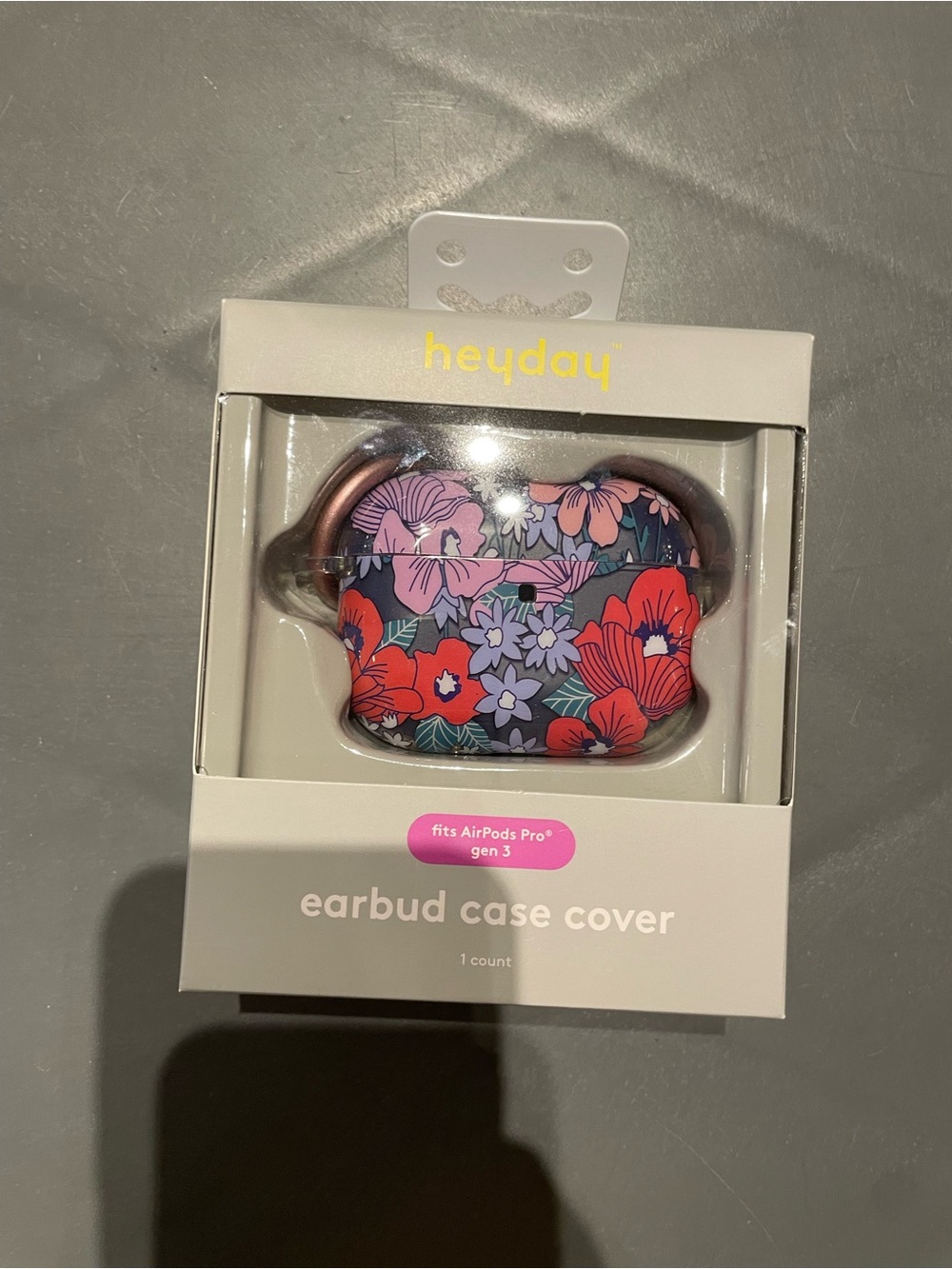 Heyday AirPods Pro (3rd Generation) Case with Clip Poppy Flowers New